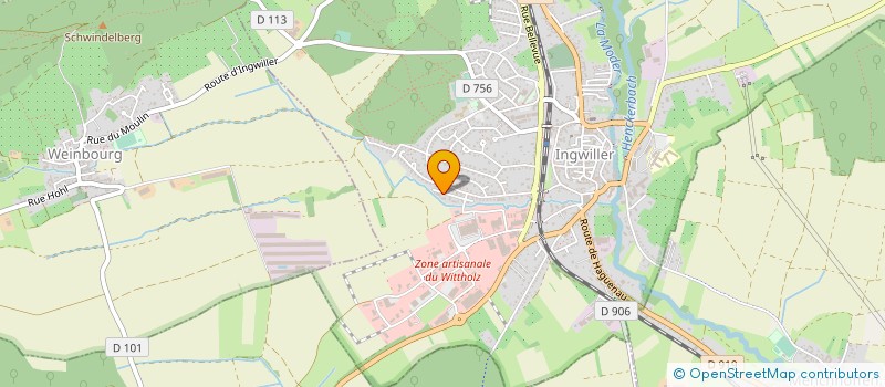 localisation de l'entreprise MONSIEUR YUSUF ATAK  INGWILLER