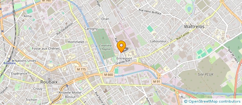 localisation de l'entreprise MONSIEUR YUSUF BALKANLIOGLU  ROUBAIX