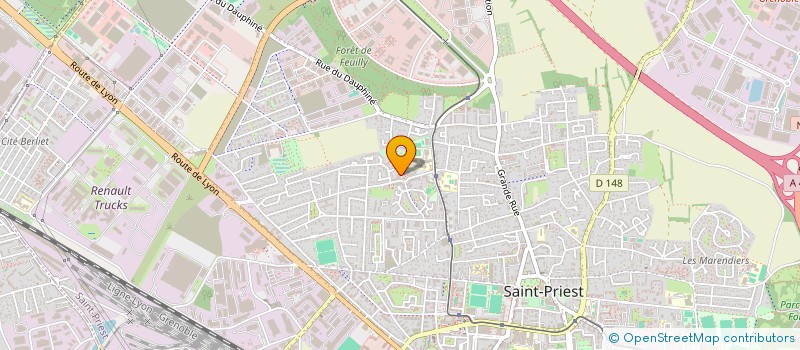 localisation de l'entreprise MONSIEUR YUSUF BODUR  SAINT-PRIEST