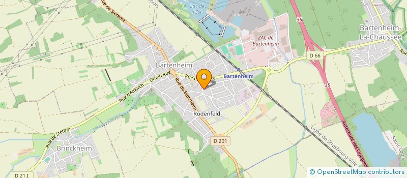 localisation de l'entreprise MONSIEUR YUSUF BUDAK  BARTENHEIM