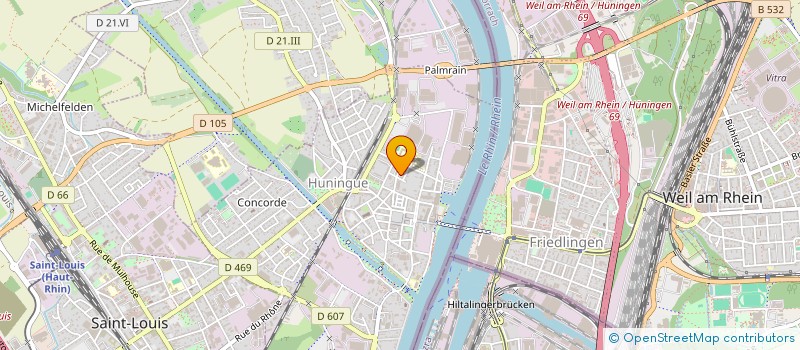 localisation de l'entreprise MONSIEUR YUSUF BUYUKSAKALLI  HUNINGUE