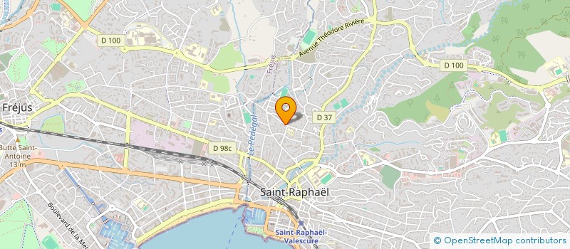 localisation de l'entreprise MONSIEUR YUSUF CAKIR  SAINT-RAPHAEL