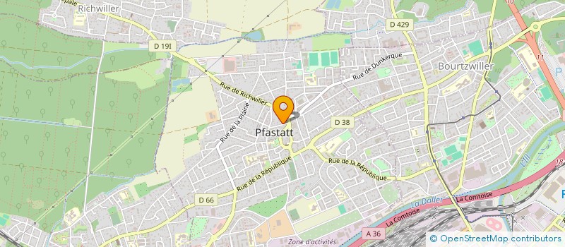 localisation de l'entreprise MONSIEUR YUSUF CEKICI  PFASTATT