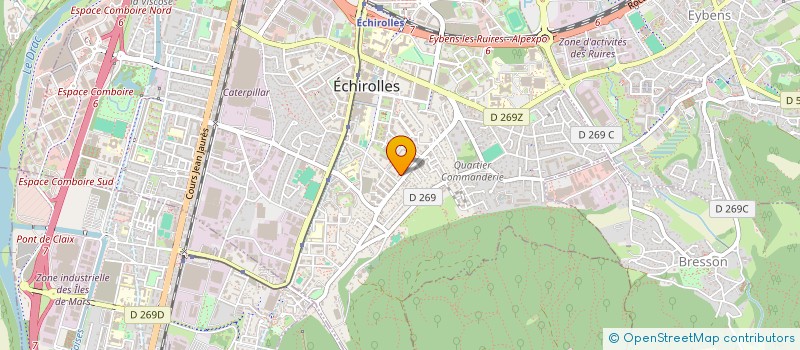 localisation de l'entreprise MONSIEUR YUSUF CELEPCI à ECHIROLLES