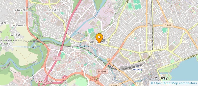 localisation de l'entreprise MONSIEUR YUSUF CETIN  ANNECY