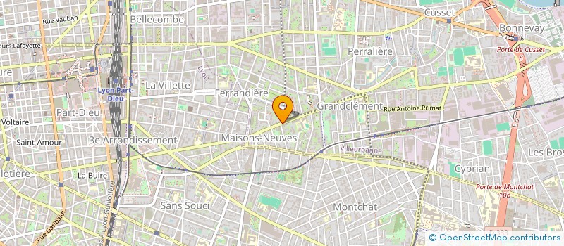 localisation de l'entreprise MONSIEUR YUSUF CIMTOSUM  VILLEURBANNE