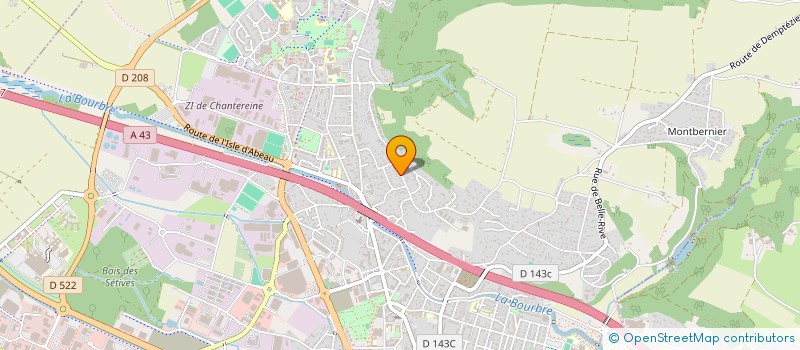 localisation de l'entreprise MONSIEUR YUSUF DEMIROK à BOURGOIN-JALLIEU