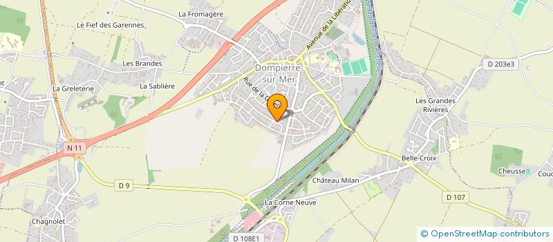 localisation de l'entreprise MONSIEUR YUSUF DEVECI  DOMPIERRE-SUR-MER