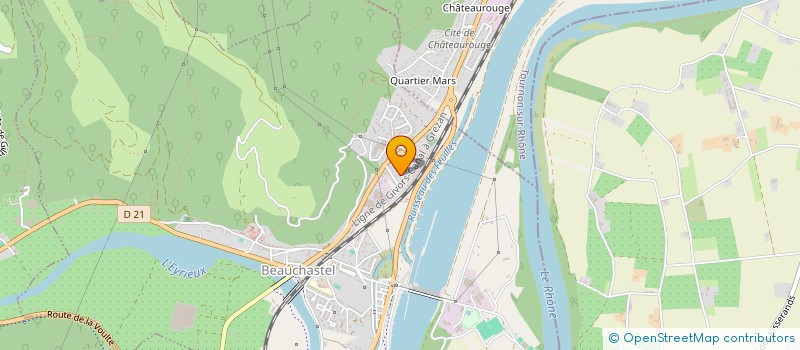 localisation de l'entreprise MONSIEUR YUSUF DINER  BEAUCHASTEL