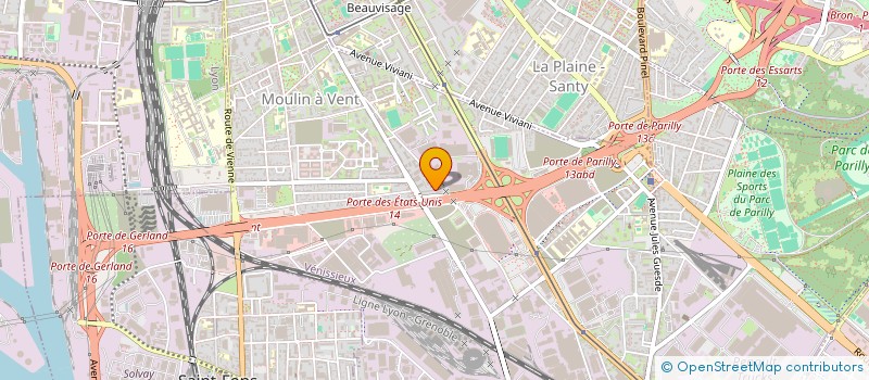 localisation de l'entreprise MONSIEUR YUSUF DOGAN  VENISSIEUX