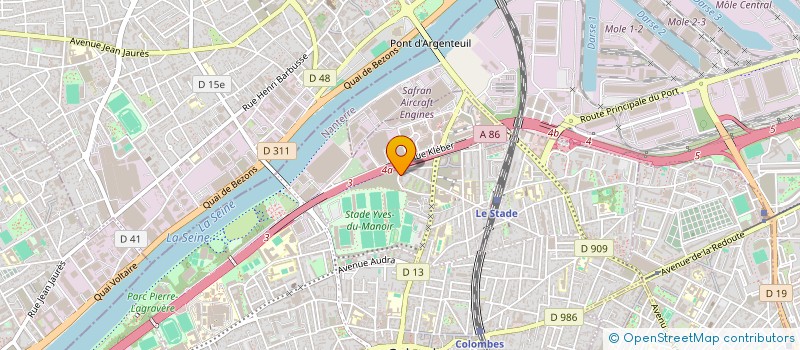 localisation de l'entreprise MONSIEUR YUSUF DURMUS  COLOMBES