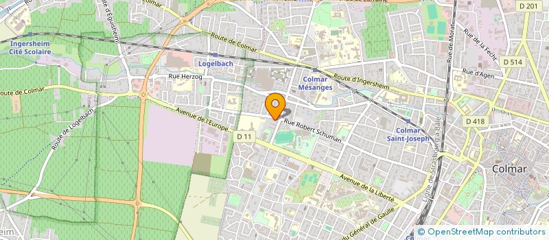 localisation de l'entreprise MONSIEUR YUSUF ERMEK à COLMAR