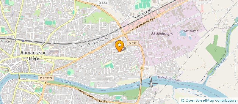 localisation de l'entreprise MONSIEUR YUSUF GUZEL  ROMANS-SUR-ISERE