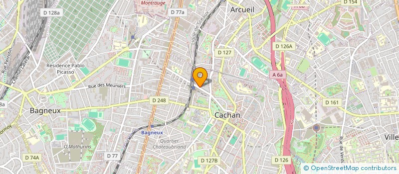 localisation de l'entreprise MONSIEUR YUSUF HANILCE à CACHAN
