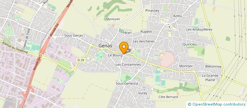 localisation de l'entreprise MONSIEUR YUSUF ISMAIL POSLU à GENAS