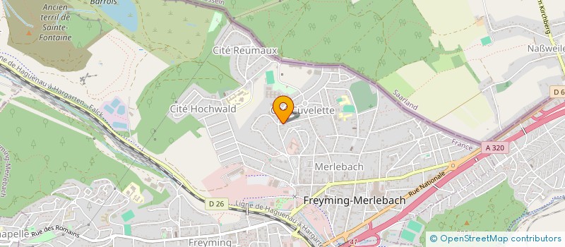 localisation de l'entreprise MONSIEUR YUSUF KARTALKAYA à FREYMING-MERLEBACH
