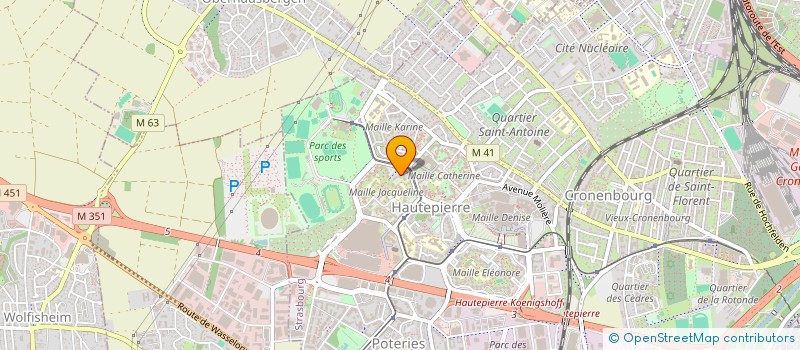 localisation de l'entreprise MONSIEUR YUSUF KAVAKLI à STRASBOURG