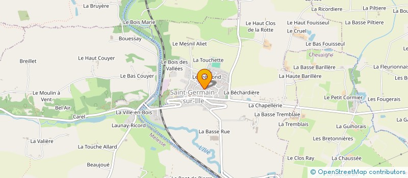 localisation de l'entreprise MONSIEUR YUSUF KAZANCI  SAINT-GERMAIN-SUR-ILLE