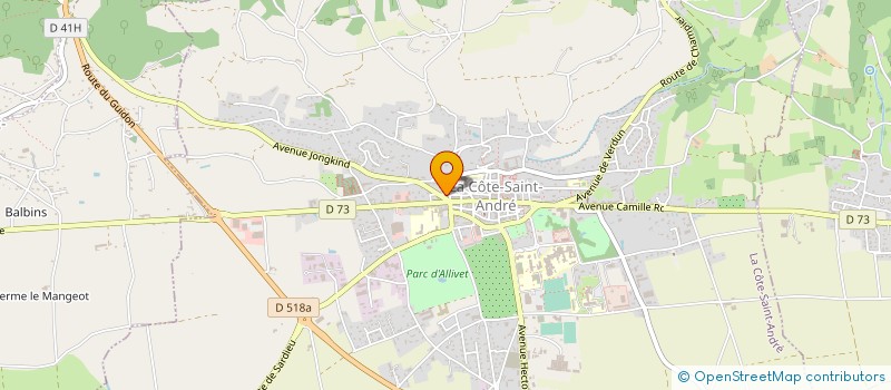 localisation de l'entreprise MONSIEUR YUSUF OZDEMIR à LA COTE-SAINT-ANDRE