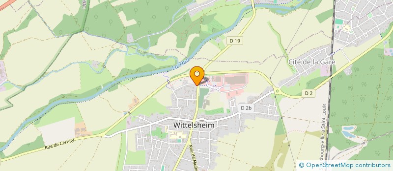 localisation de l'entreprise MONSIEUR YUSUF OZDEMIR  WITTELSHEIM