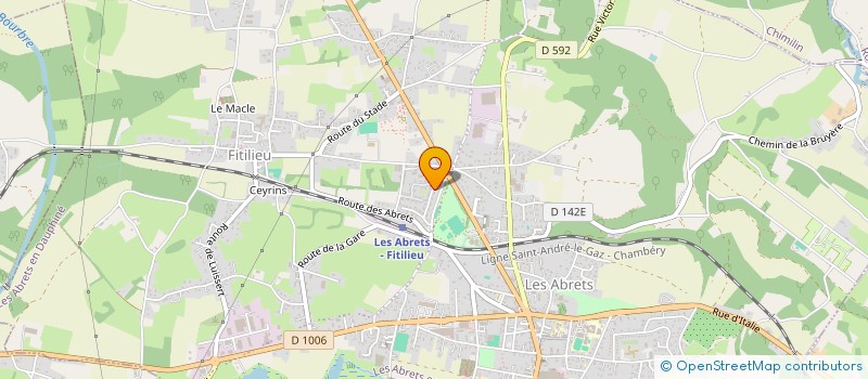 localisation de l'entreprise MONSIEUR YUSUF PINARBASI  LES ABRETS EN DAUPHINE