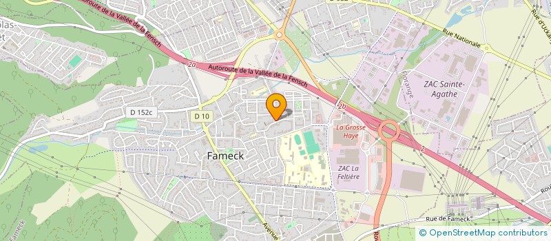 localisation de l'entreprise MONSIEUR YUSUF PINARCI  FAMECK