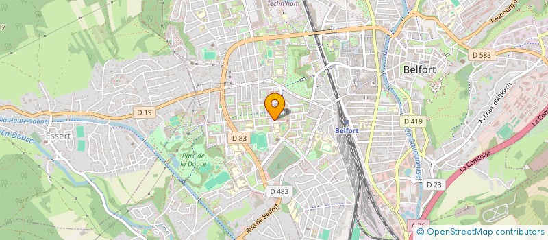 localisation de l'entreprise MONSIEUR YUSUF RAHMA ABRAHIM  MULHOUSE