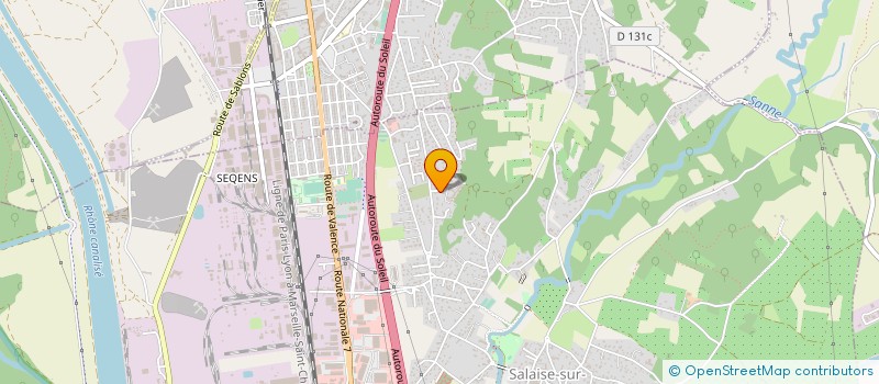 localisation de l'entreprise MONSIEUR YUSUF SAHIN  SALAISE-SUR-SANNE