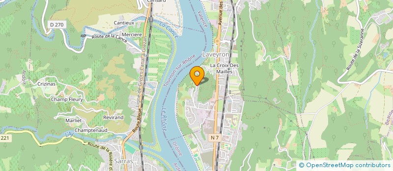 localisation de l'entreprise MONSIEUR YUSUF SATILMIS  LAVEYRON