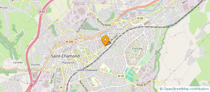 localisation de l'entreprise MONSIEUR YUSUF TAS  SAINT-CHAMOND