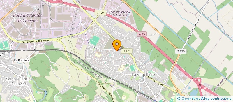 localisation de l'entreprise MONSIEUR YUSUF TASLIBAYIR  LA VERPILLIERE