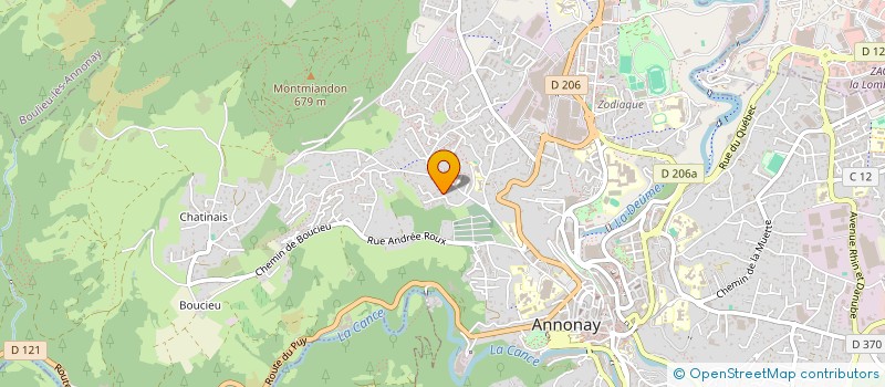 localisation de l'entreprise MONSIEUR YUSUF UZUN  ANNONAY