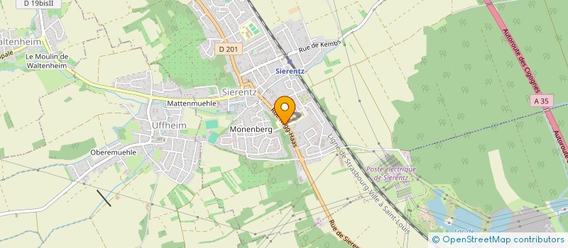 localisation de l'entreprise MONSIEUR YUSUF YELIS  SIERENTZ