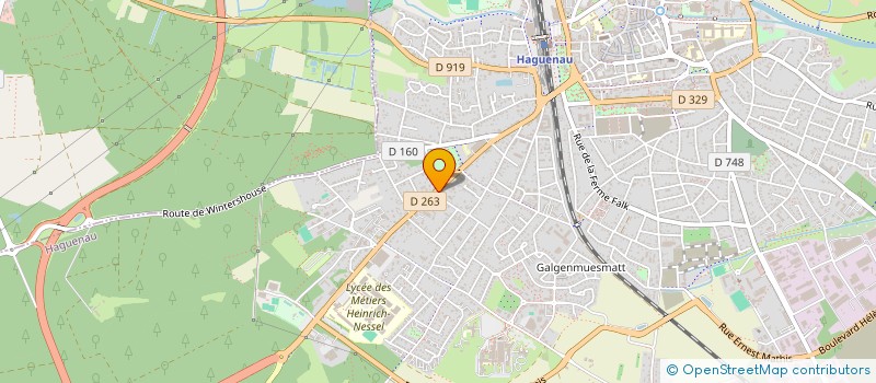 localisation de l'entreprise MONSIEUR YUSUF YILMAZ à HAGUENAU