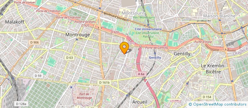 localisation de l'entreprise MONSIEUR YUTIAN LI  GENTILLY