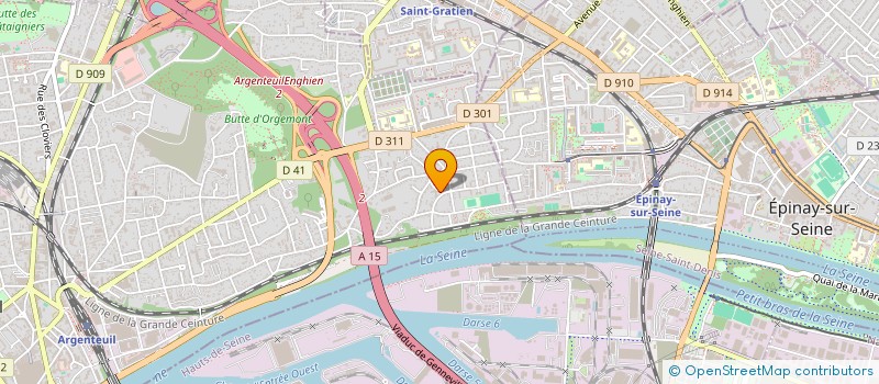 localisation de l'entreprise MONSIEUR YUVA BERKANI  ARGENTEUIL