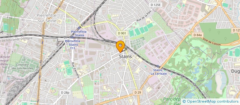 localisation de l'entreprise MONSIEUR YUVA HAMADEN  STAINS