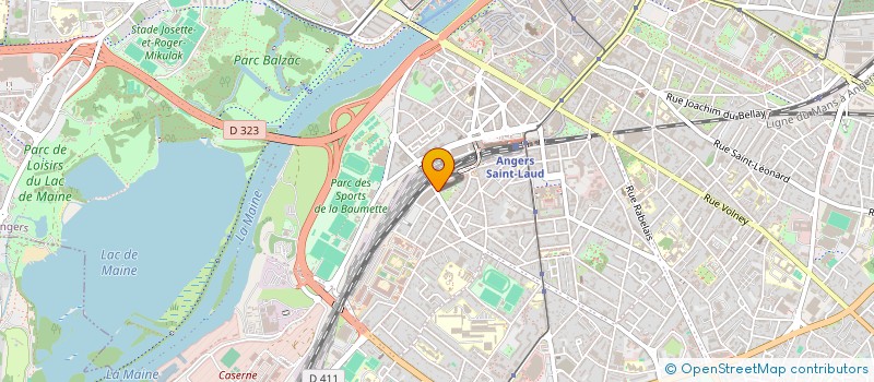 localisation de l'entreprise MONSIEUR YVAIN BENOIT à ANGERS