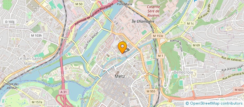 localisation de l'entreprise MONSIEUR YVAIN DEMOLLIERE  METZ