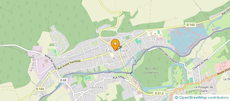 localisation de l'entreprise MONSIEUR YVAIN JOUVEAU DU BREUIL  EZY-SUR-EURE