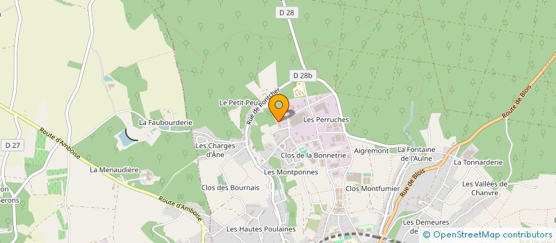 localisation de l'entreprise MONSIEUR YVAN-ALEXANDRE OUCHENIR  MONTRICHARD VAL DE CHER