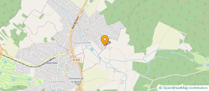 localisation de l'entreprise MONSIEUR YVAN ARAUJO  CHAUMONTEL