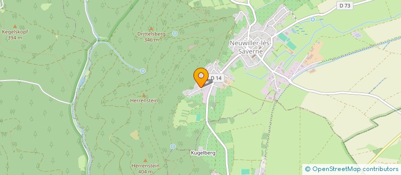 localisation de l'entreprise MONSIEUR YVAN BACH  NEUWILLER-LES-SAVERNE