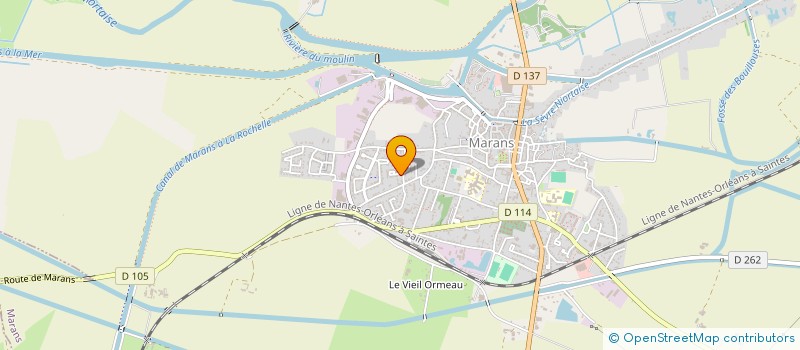 localisation de l'entreprise MONSIEUR YVAN BAILLY à MARANS
