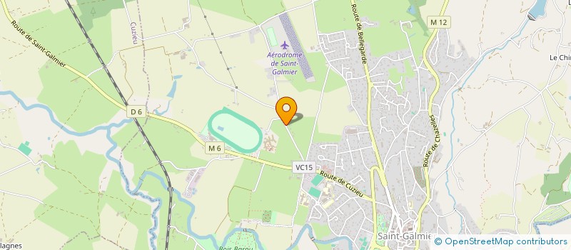 localisation de l'entreprise MONSIEUR YVAN BARBIER  SAINT-GALMIER