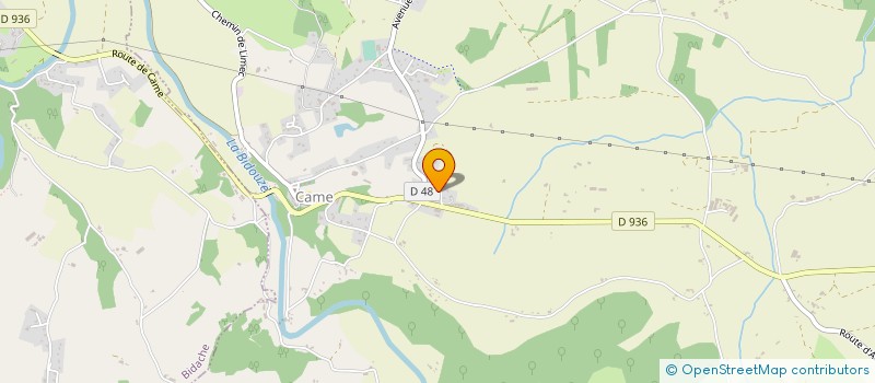 localisation de l'entreprise MONSIEUR YVAN BAREYRE  CAME