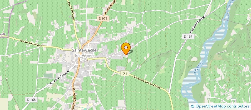 localisation de l'entreprise MONSIEUR YVAN BARNEOUD-ARNOULET  SAINTE-CECILE-LES-VIGNES