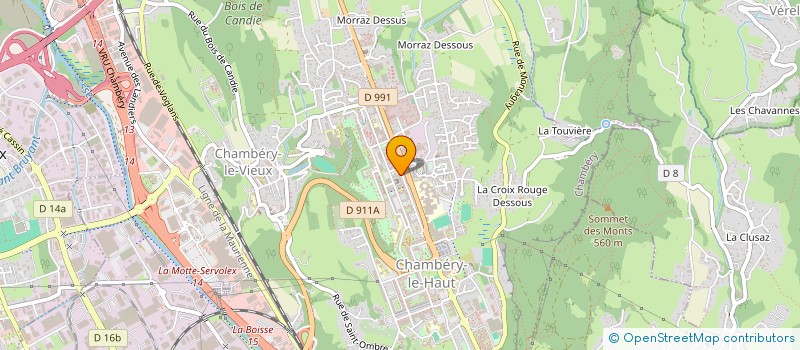 localisation de l'entreprise MONSIEUR YVAN BARRA à CHAMBERY