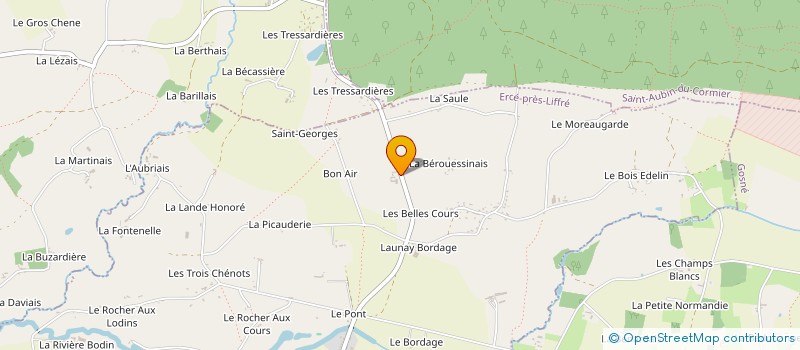 localisation de l'entreprise MONSIEUR YVAN BEAUDUCEL à ERCE-PRES-LIFFRE