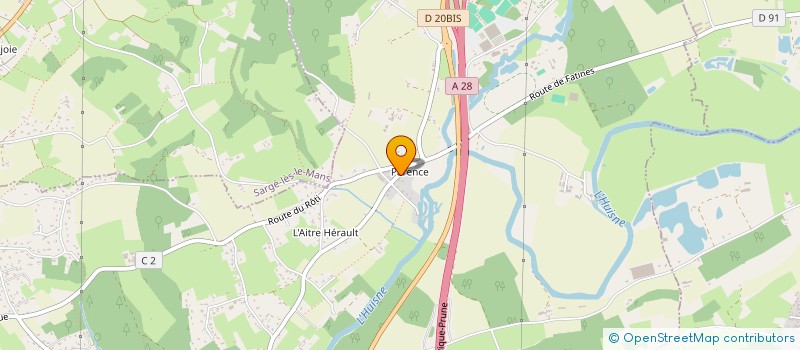 localisation de l'entreprise MONSIEUR YVAN BELLANGER  YVRE-L'EVEQUE